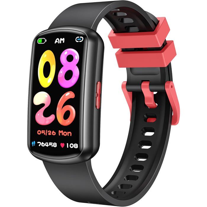 Montre Connectée Enfant Smartwatch Sport:1.47Fille Garçon Activité Fitness Tracker Avec 260+ Cadrans Mode Multisports Jeux Etanch