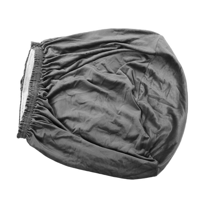 AUCUNE Housse de tabouret ronde en velours Housse de protection ronde en velours pour administration chaud Gris Petit