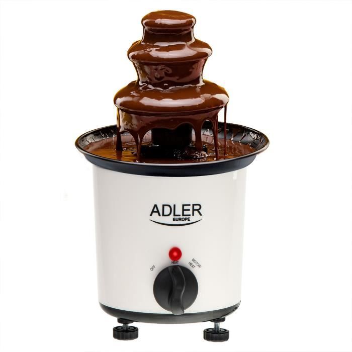 Fontaine à chocolat - ADLER - AD 4487 - 200ml - 30W - Blanc - Petit Electroménager