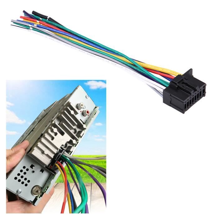 Adaptateur Faisceau Câblage 16 Broches + Boîtier CANBUS Pour Peugeot 3008/2008, Citroën C4/C3/C5, DS6