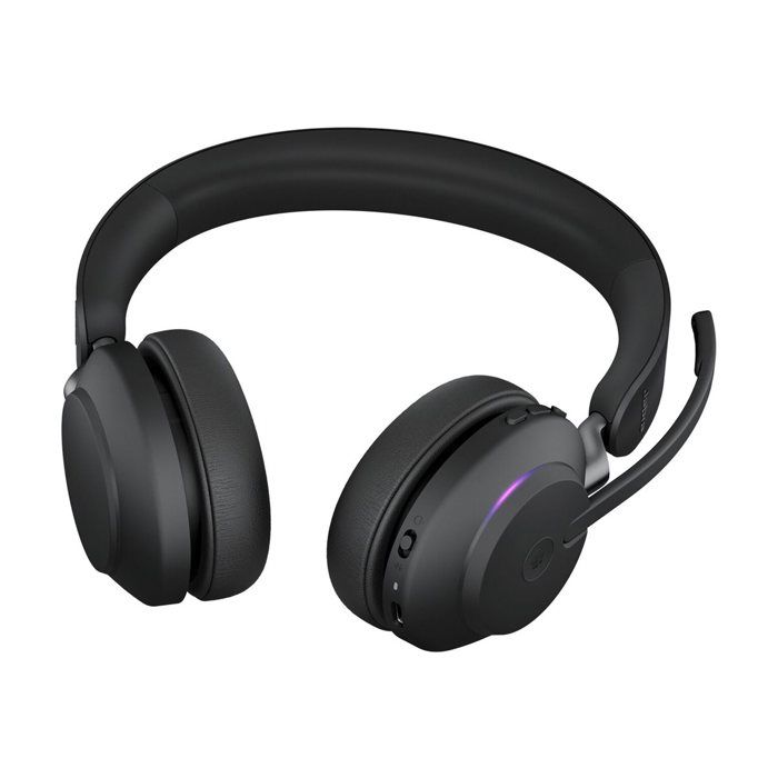 Casque PC - JABRA - Evolve2 65 - Sans Fil - Certifié Microsoft Teams - Noir