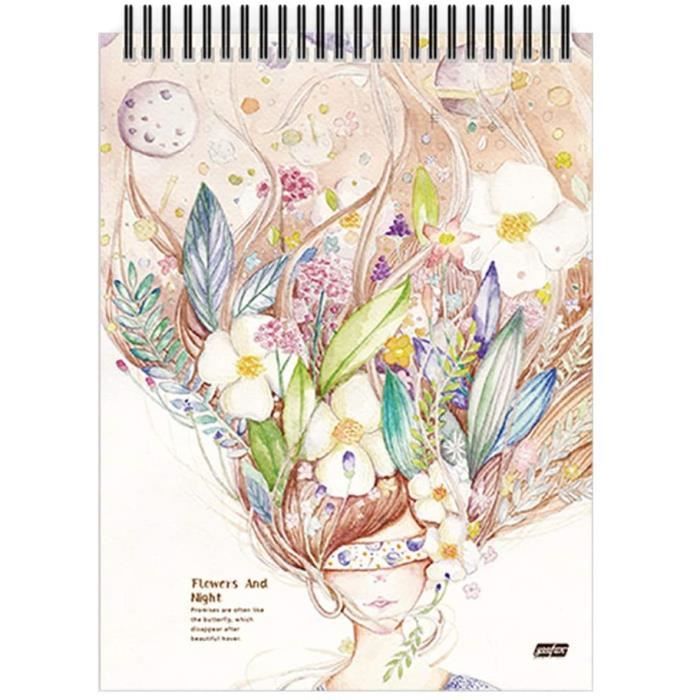 Carnet Aquarelle Spirale Avec Exercices Guidés – Papier Coton Qualité Artiste, Idéal Débutants Et Projets Créatifs - 12