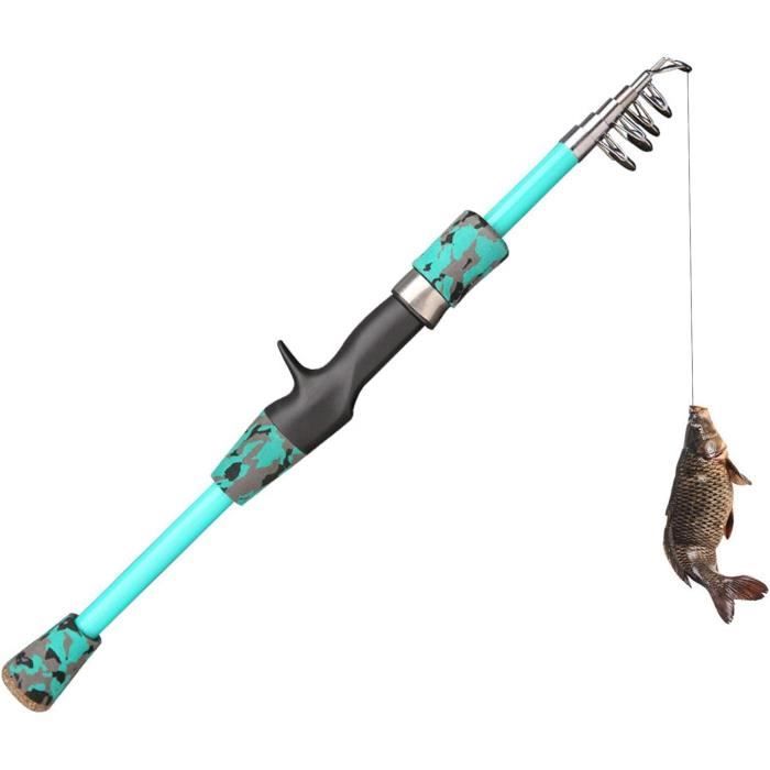 Canne À Pêche Carp Feeder Canne À Pêche En Fibre De Carbone Tiges Télescopiques Pole Main 3.6-7