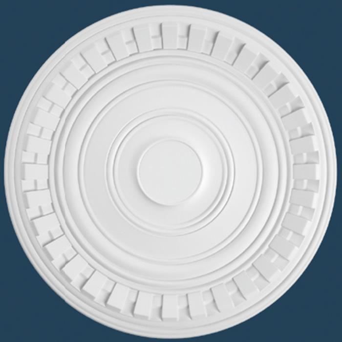 Rosace En Polystyrène PROVISTON – Diamètre 600 Mm, Blanc, Style Moderne