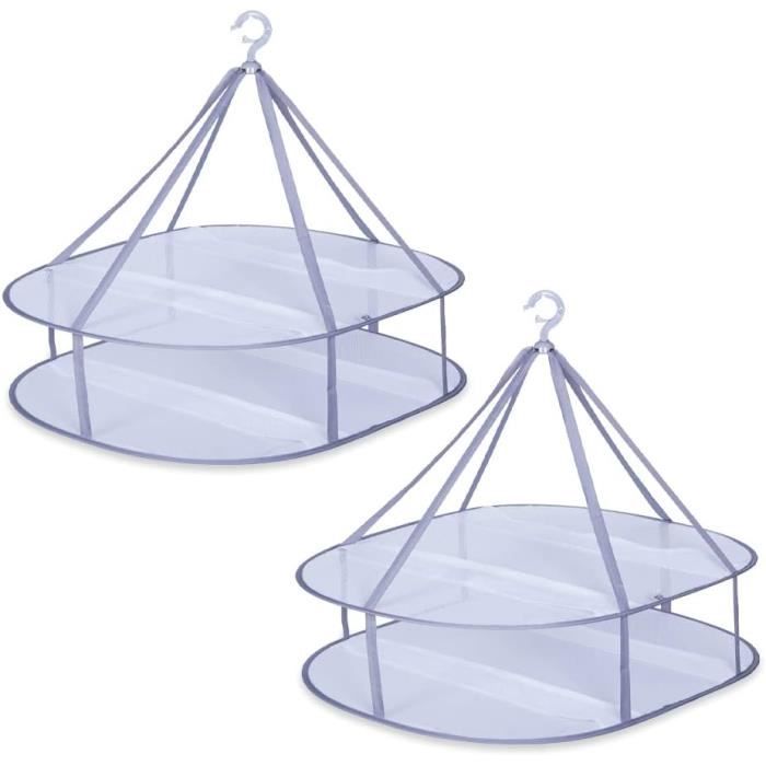 4-Couches Pliable Panier en Maille, boîtes de rangement à suspene en