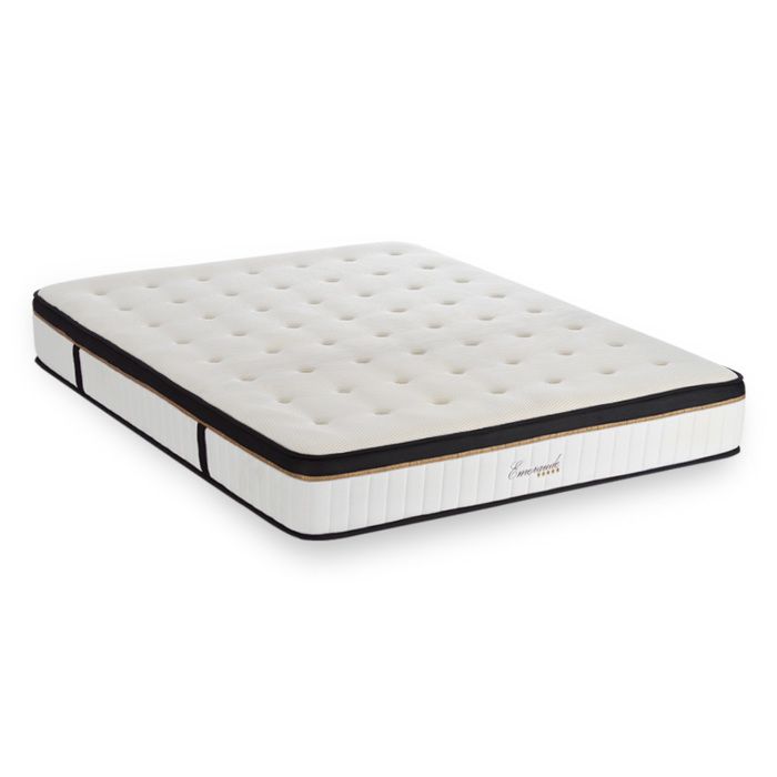 Matelas Emeraude 140x190 cm - Mousse mémoire - Ép. 24 cm Matelas Emeraude 140x190 cm - Mousse mémoire - Ép. 24 cm