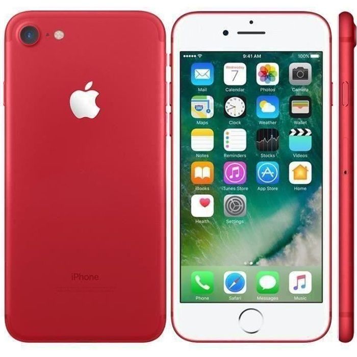 Top achat T&eacute;l&eacute;phone portable iPhone 7 32 Go Red Reconditionné - Etat Correct pas cher