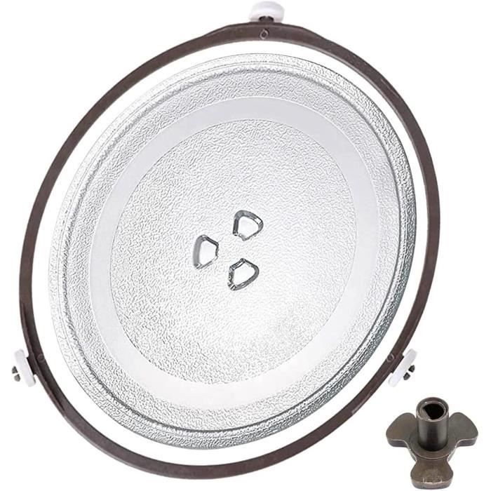 Plaque tournante en verre for microondes avec accessoires de rechange,