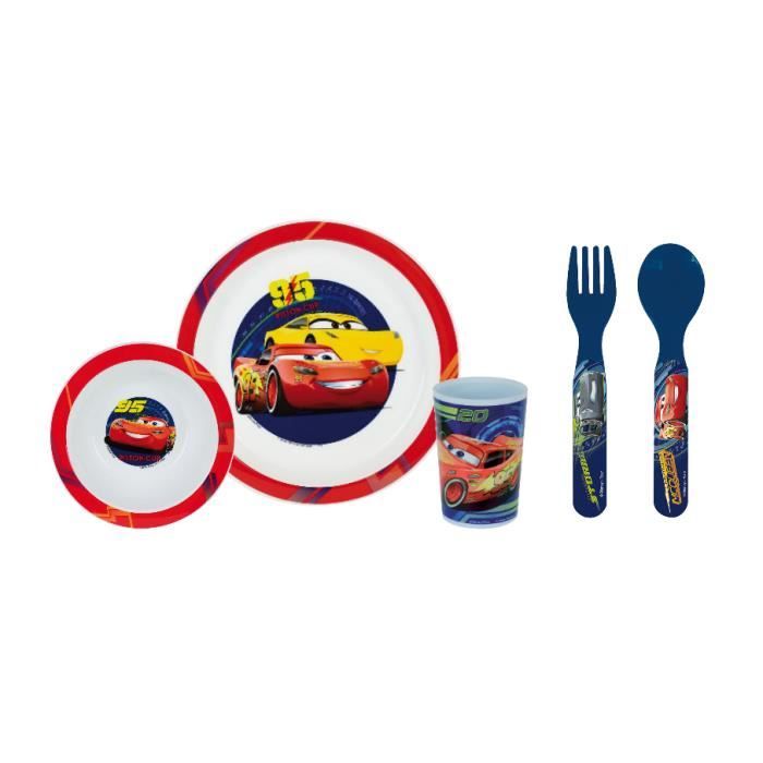 Édition Disney Cars Party Pack de vaisselle d’argent pour 32 assiettes et serviettes de table 