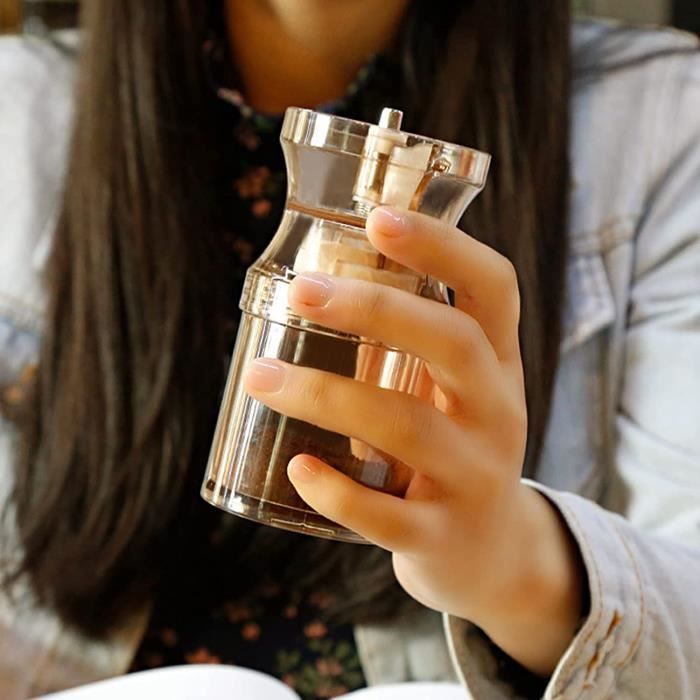 Moulin à Café manuel en Inox -Cuillère Doseuse à Café Scelleuse de Sacs