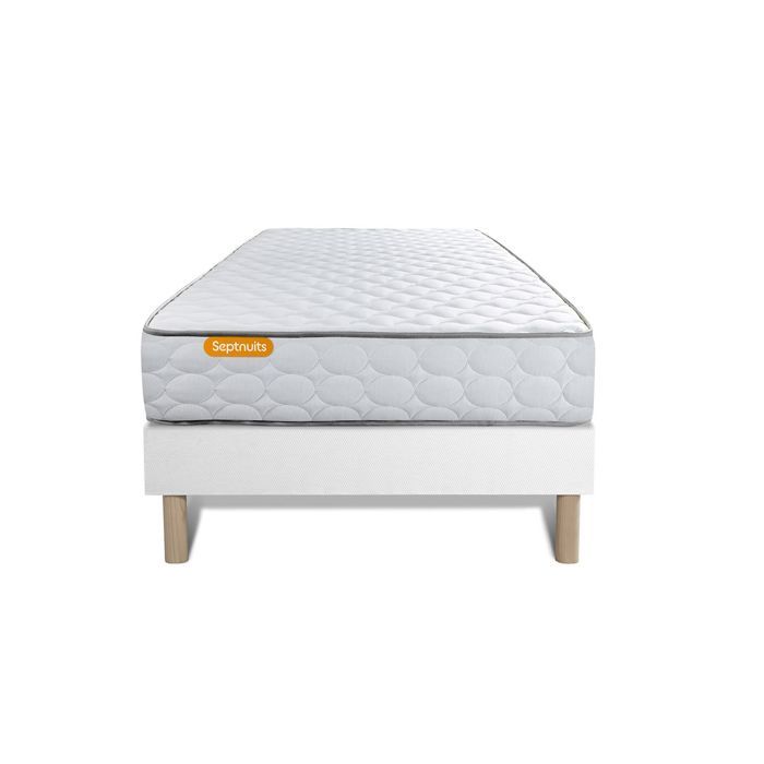 Ensemble matelas Mémoire de forme + sommier 90x200 Memo Ensemble matelas Mémoire de forme + sommier 90x200 Memo