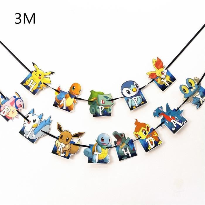 Deco Pokemon Anniversaire Cdiscount Deco Pokemon Anniversaire Cdiscount