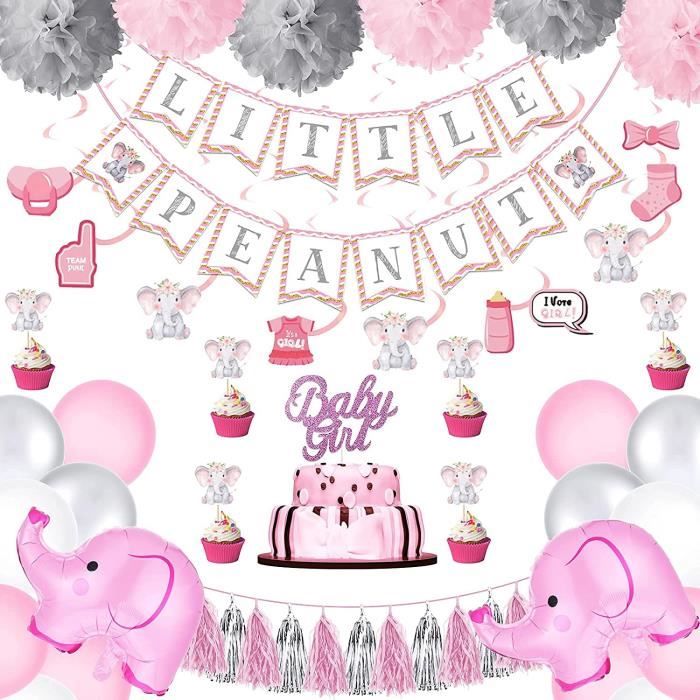 Kit Décoration Fête Prénatale Fille – Ballons, Guirlandes, Tout Pour Célébrer !