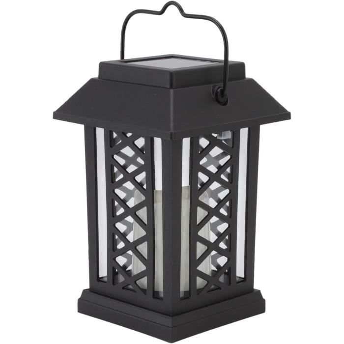 Lot De 2 Photophores Décoratifs Cylindre Verre Noir Avec Socle Métal - Intérieur Et Extérieur