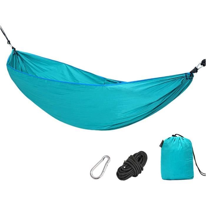 Hamac Avec Matelassage Poncho – Sac De Couchage/cape, 20D Nylon 380T, Rembourrage 200g/m², Vert, Pour Camping, Randonnée, Escalade