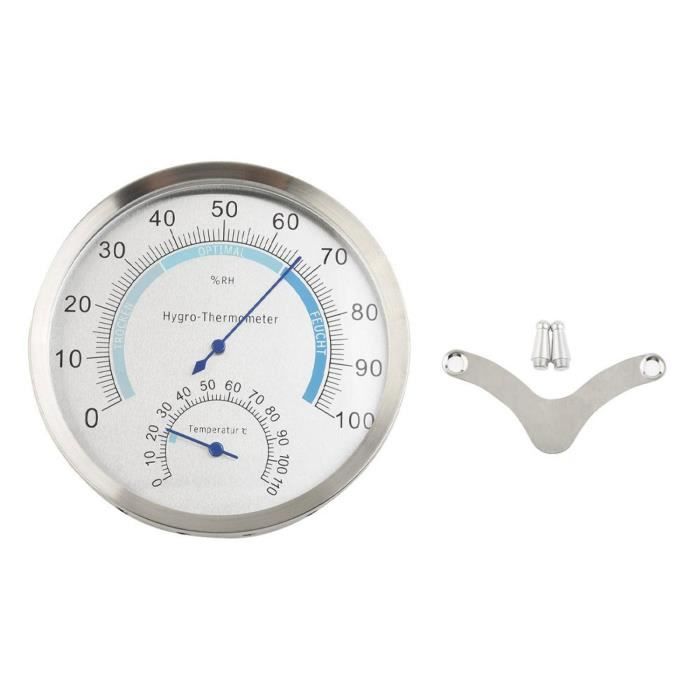 1 Thermomètre Hygromètre, Thermomètre D'Intérieur Et Hygromètre Analogique  Pour Intérieur Et Extérieur[H1801] - Cdiscount