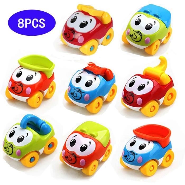 Amy&Benton Voiture Bébé 1 2 3 an Garçon，8 Pack Petite Voiture Jouet Enfant 1  an, Cadeau pour Bébé 2 Ans - Cdiscount