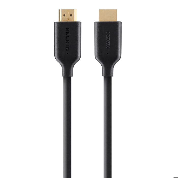 BELKIN Câble HDMI M/M - High Speed W Ethernet - 5 m - Doré et noir