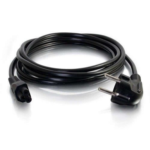 Câble d'alimentation CEE 7/7 vers IEC 60320 C5 - Cables To Go - 2m - Noir