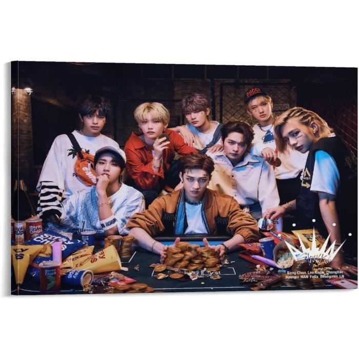 Kit Pour Décoration Murale À Faire Soi-Même 5D,Kpop Coréen Bts Guys Diamond Painting 40X50Cm