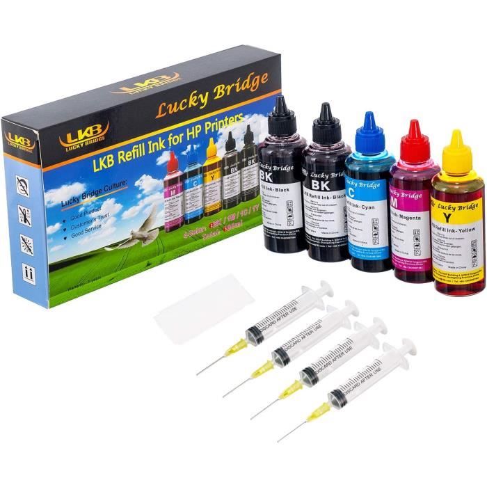 Lot D'encres HP Originales - Mélange 933, 951, 932, Etc - Noir, Couleur, Cyan, Magenta