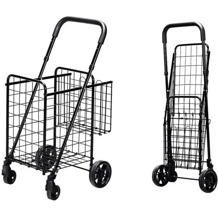 shopping : Chariot de courses pliable - 7,16 €