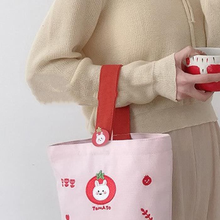 Rose Sac à Déjeuner, Sac Fourre-tout Isotherme Pour Femme, Sac