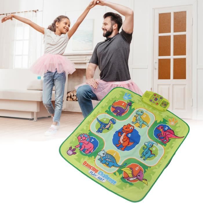 Tapis De Danse Rechargeable Pour Enfants 3-12 Ans - Tapis Danse Interactif Musical Avec 4 Modes - ZWOOS