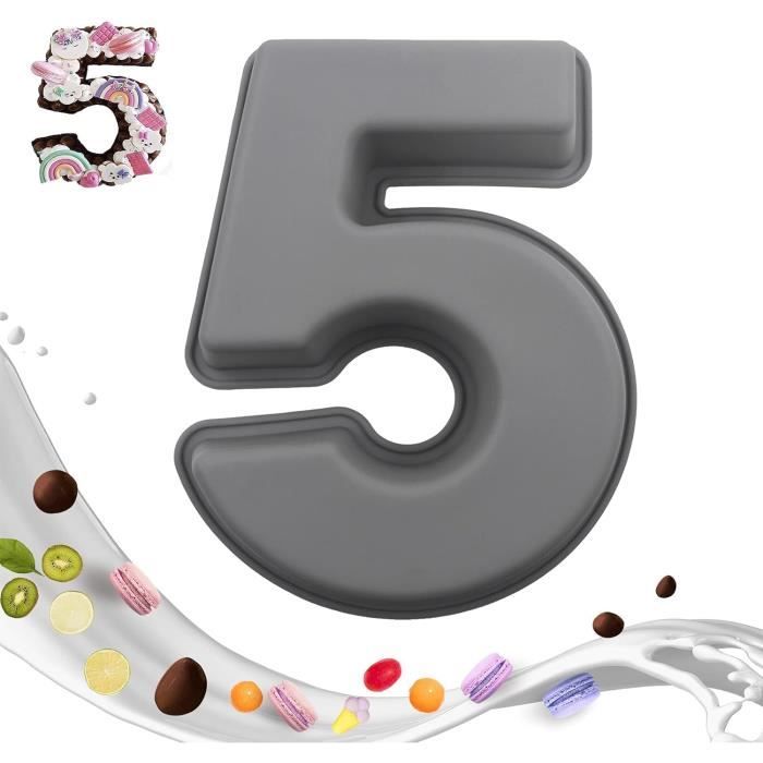 Moule à Gâteau Silicone Numéro 3 - Lékué