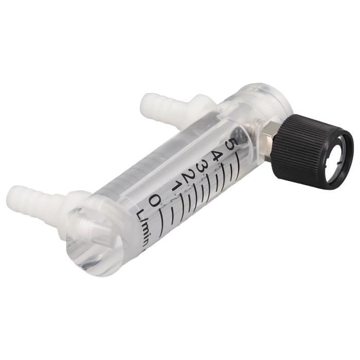 Débitmètre 0-1.5 LPM Débitmètre à Flotteur - Qmed® - Flow-Meter - D'oxygène / Pour Hôpitaux / à Prise Précision 4 Degrés 0.5
