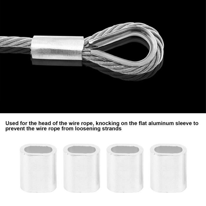Lot De 20 Colliers De Serrage U En Acier Inoxydable 304 - M5, 5mm, Pour Câbles, Fixation - 7