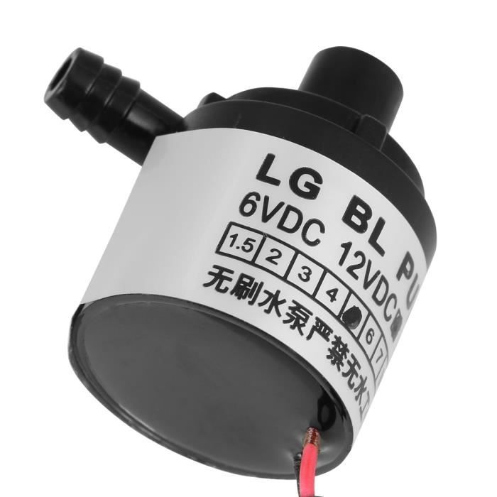 Mini Pompe à Eau Submersible 3-6V DC 120L/H Moteur Sans Balais - Ultra Silencieuse Pour Aquarium, Fontaine, DIY
