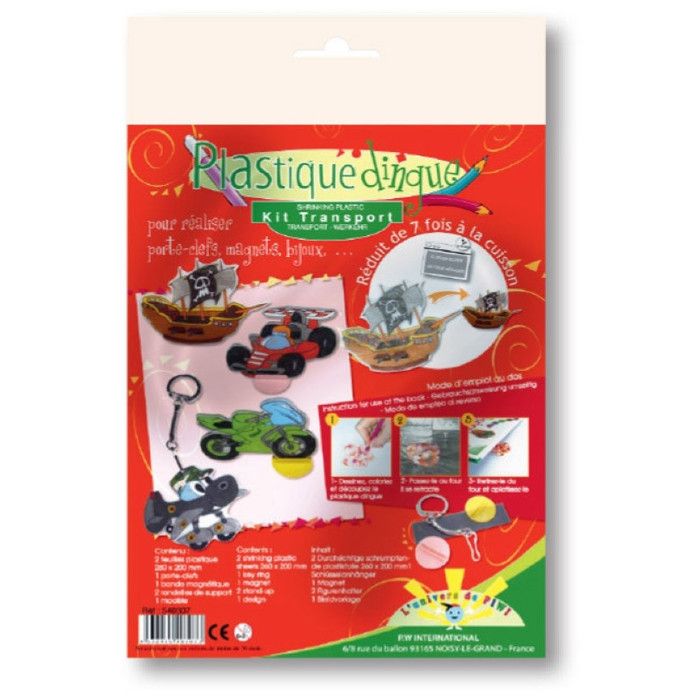Kit Créatif 'Plastique Dingue - Monstres' Pour Enfants - Loisirs Créatifs - Neuf