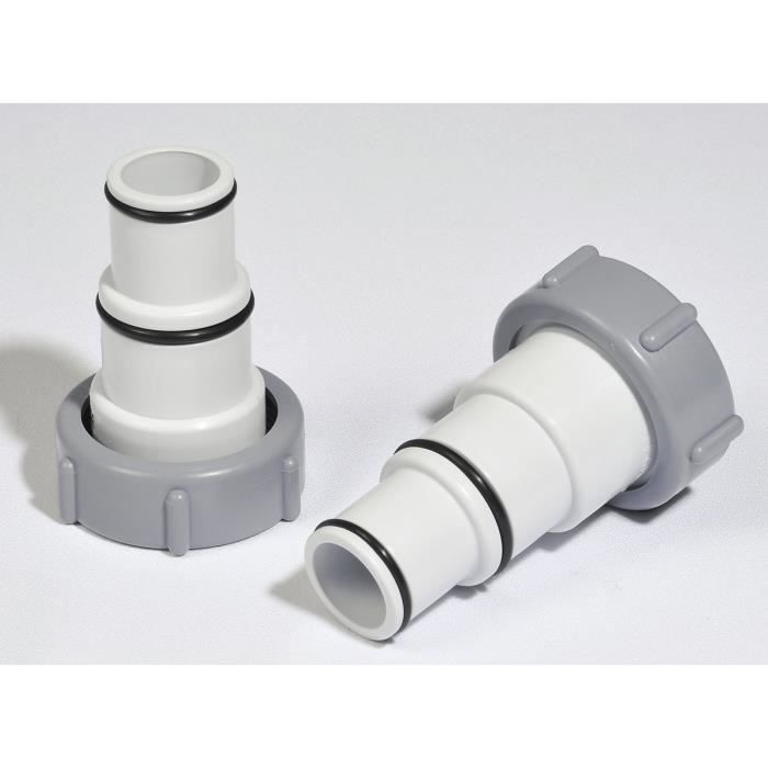 Intex Lot de 2 adaptateurs males 32 - 38mm