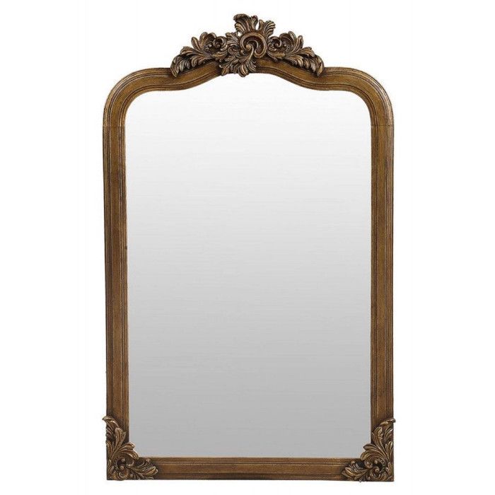 Miroir Baroque Doré OIGUMR 39x29cm - Cadre Résine Antique Pour Déco Murale