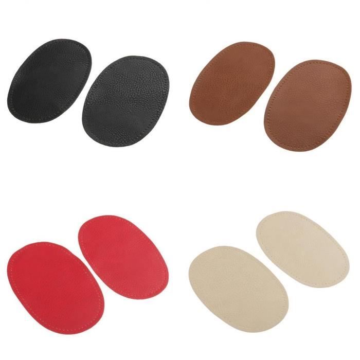 10 Patchs Ovales En Cuir Synthétique - Autocollants De Réparation Pour Jeans, Vestes Et Sacs - Imperméables Et Résistants