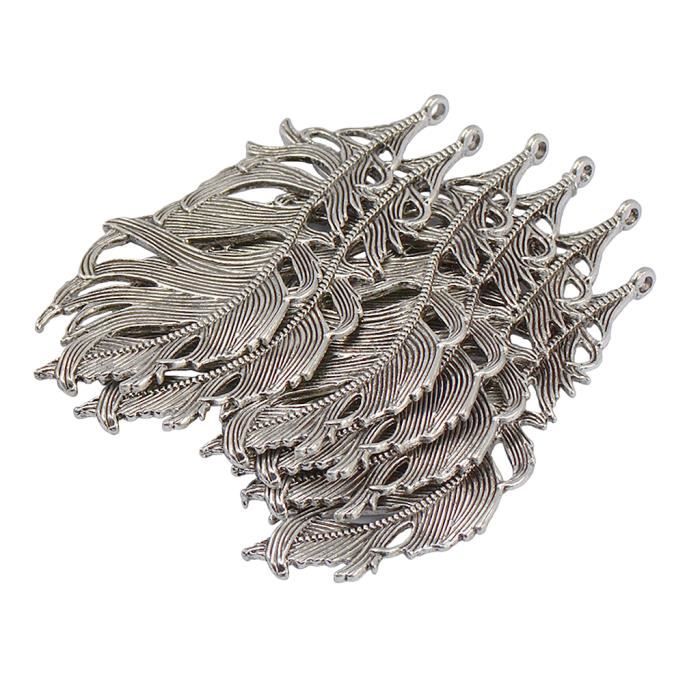 100 Perles De Caution Coupe Creuse Argent Tibétain - Alloy Antique, Pour Artisanat