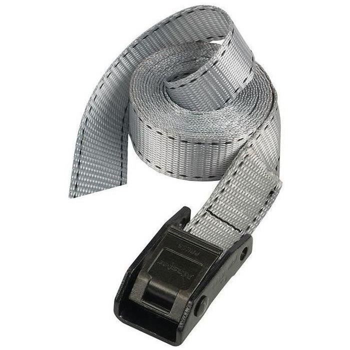 MASTER LOCK Sangle à bagage - 5 m x 25 mm - Gris