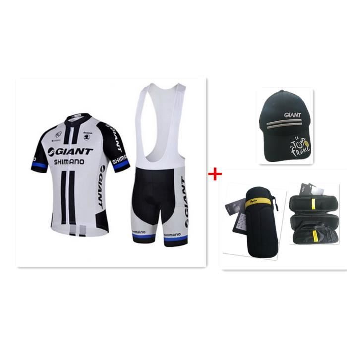 EllYIYUAN-Ensemble de maillot de cyclisme à manches courtes pour