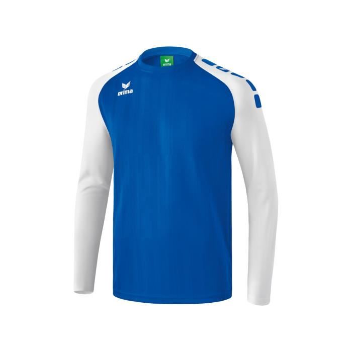 Maillot De Football Erima Vintage - Homme - Bleu Manches Longues - Taille M - Années 90 - Très Bon état