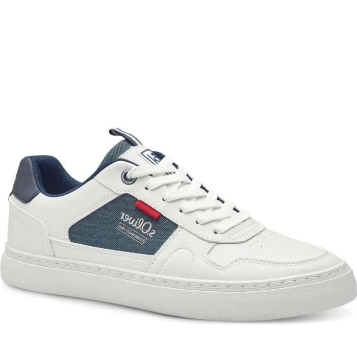 s.Oliver Baskets s.Oliver 5-13602-42 100 Blanc Chaussures Homme - Marque: s.Oliver - Modèle: Baskets - Couleur: Blanc