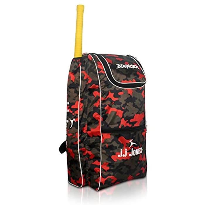 CW Sac d'équipe de cricket pour homme - Taille complète - Sac avec roulettes - Kit d'entraînement pour équipement de cricket - Kit de roues - Kit de cricket avec compartiment à