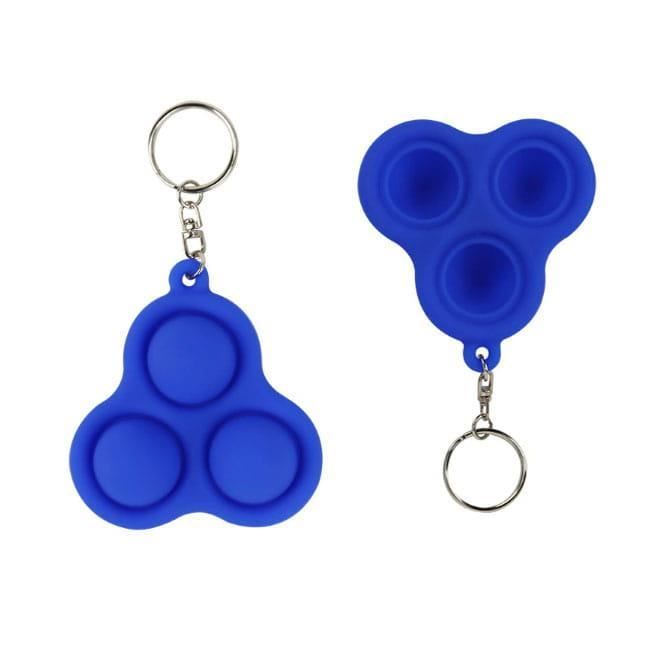 Porte-clés anti-stress Push Pop It Bubble bleu Bleu - Cdiscount