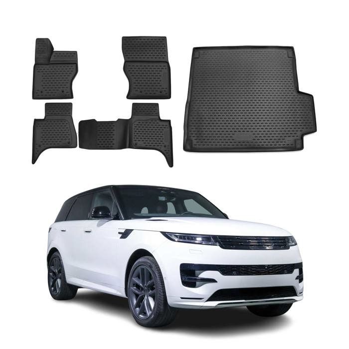 Tapis De Coffre TPE Toutes Saisons Range Rover Sport 2 (2013-2022) – Bord Haut Antidérapant, Protection Totale
