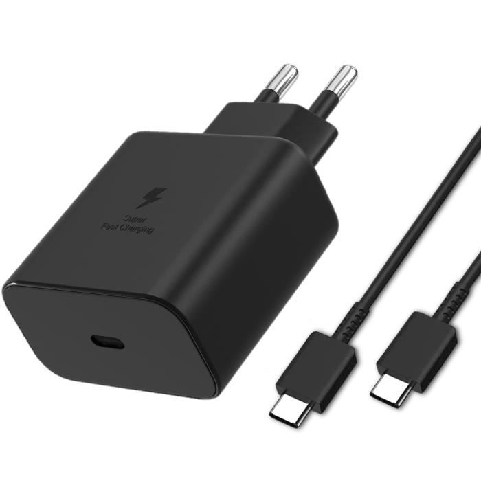 Chargeur Rapide 45W + Cable USB-C USB-C pour Samsung Galaxy TAB S9 / TAB S9 ULTRA / TAB S9 PLUSPhonillico®