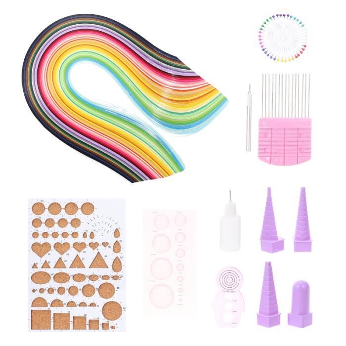 1 Définir le kit de quilling de papier Quilling Art Papier DIY Crousel