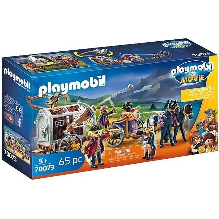 PLAYMOBIL 70073 - PLAYMOBIL THE MOVIE Charlie avec convoi de