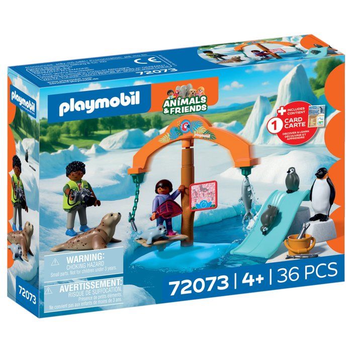 Playmobil 72073 Zoo : À la découverte de la banquise