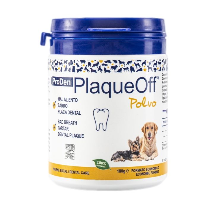 plaque off poudre hygiène dentaire - pour chien et chat - 180 g