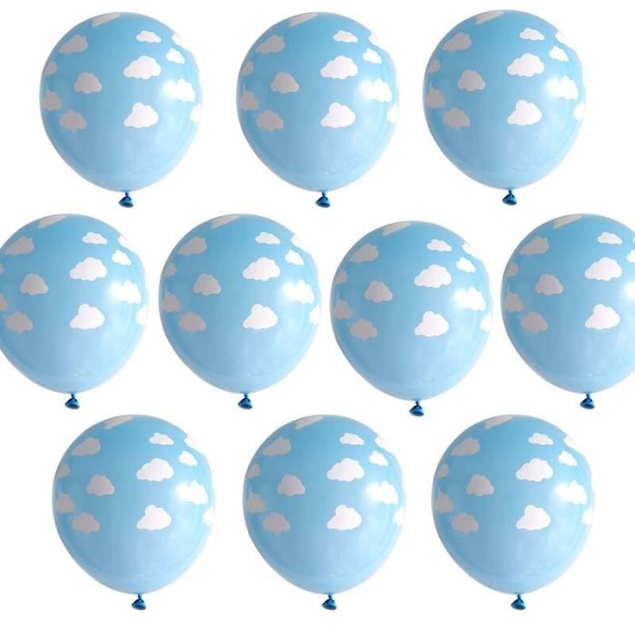 DAMILY® Lot de 107 Ballons Anniversaire Mariage Bleu Ballon Guirlande  Décoration Hélium Extra Épais Latex Naturel - Cdiscount Maison